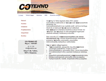 Tablet Screenshot of cotehno.ee